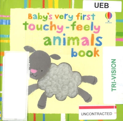 Baby's very first touchy-feely animals book thumbnail